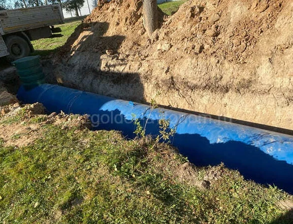 Газгольдер для дома в Балашихе с земляными работами