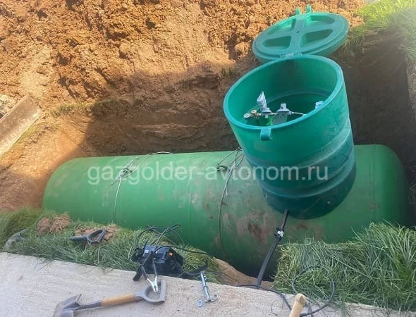 Подземный газгольдер Спецгаз в Балашихе под ключ для частного дома