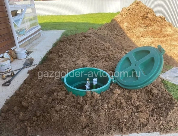 Подземный газгольдер в Балашихе под ключ для частного дома